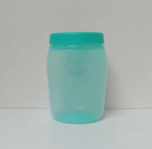 Tupperware « Universal Jar Eco » 550 ml - Turkois, Huis en Inrichting, Keuken | Tupperware, Nieuw, Bus of Trommel, Blauw, Ophalen of Verzenden