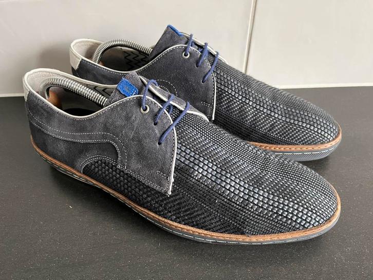 Floris van Bommel sneakers maat 9.5 /43.5 H, Kleding | Heren, Schoenen, Zo goed als nieuw, Sneakers, Blauw, Ophalen of Verzenden