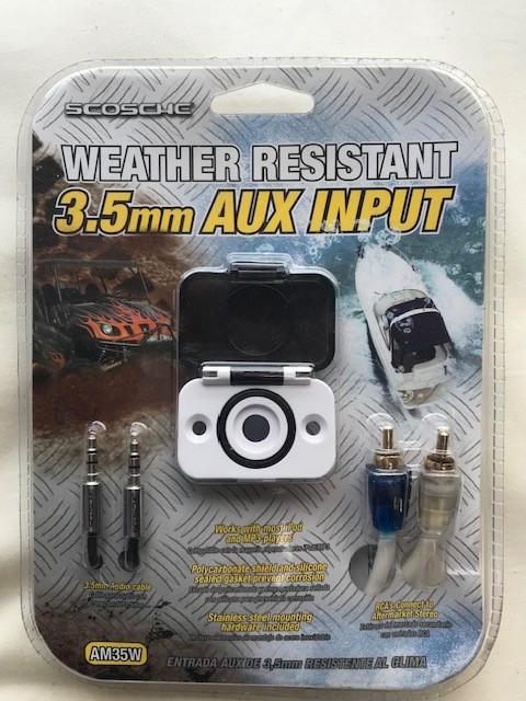 Scosche AM35W – Aux-in, Watersport en Boten, Accessoires en Onderhoud, Nieuw, Overige typen, Ophalen of Verzenden