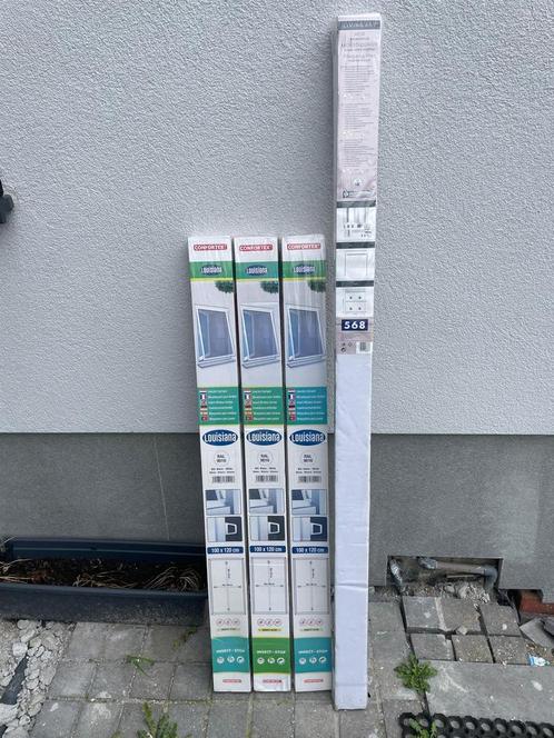 Muggenraam, Doe-het-zelf en Bouw, Deuren en Vliegenramen, Nieuw, Overige typen, Minder dan 200 cm, 100 tot 120 cm, Metaal, Ophalen