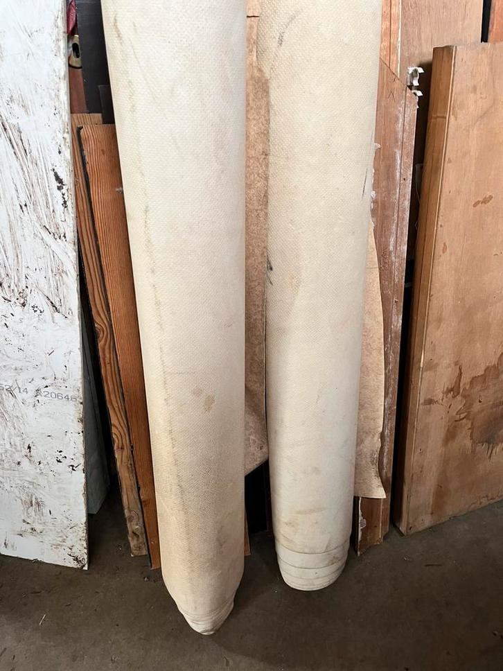 2 rollen vinyl vloerbekleding, Huis en Inrichting, Stoffering | Vloerbedekking, Gebruikt, Vinyl, Ophalen