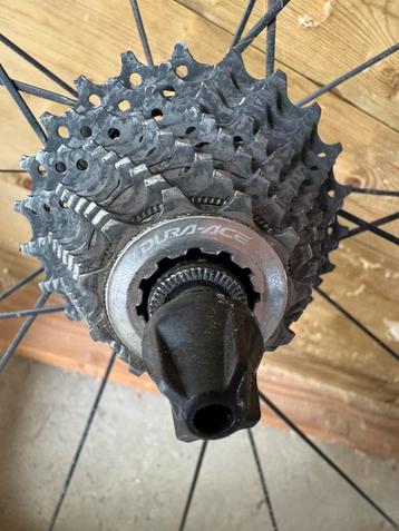 Ensemble de jantes en carbone Easton EC90 cassette Dura Ace, Vélo de course, Enlèvement, Utilisé, Easton