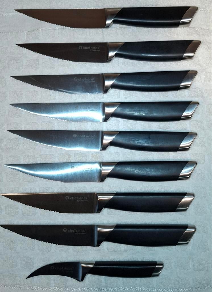 Set Tupperware messen Chef Series, Huis en Inrichting, Keuken | Bestek, Ophalen of Verzenden