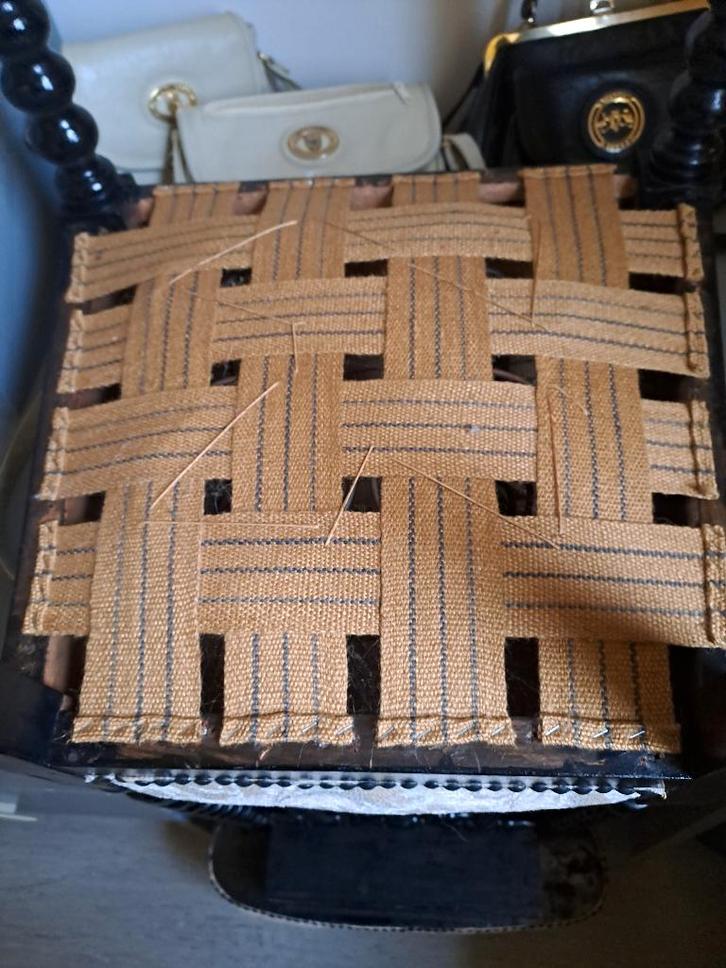 Barokstijl stoel, Huis en Inrichting, Stoelen, Gebruikt, Hout, Zwart, Ophalen