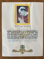 Apostolische Zegen – Paus Pius XII ,1950’s–religieus erfstuk, Verzamelen, Ophalen, Gebruikt, Kaart of Prent, Christendom | Katholiek