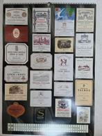 Grands calendriers, étiquettes de vin., Enlèvement