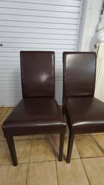 4 Stoelen, Ophalen, Gebruikt, Bruin, Hout