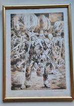 Dessin fusain et crayon-Albert Chavepeyer, Antiquités & Art, Enlèvement ou Envoi