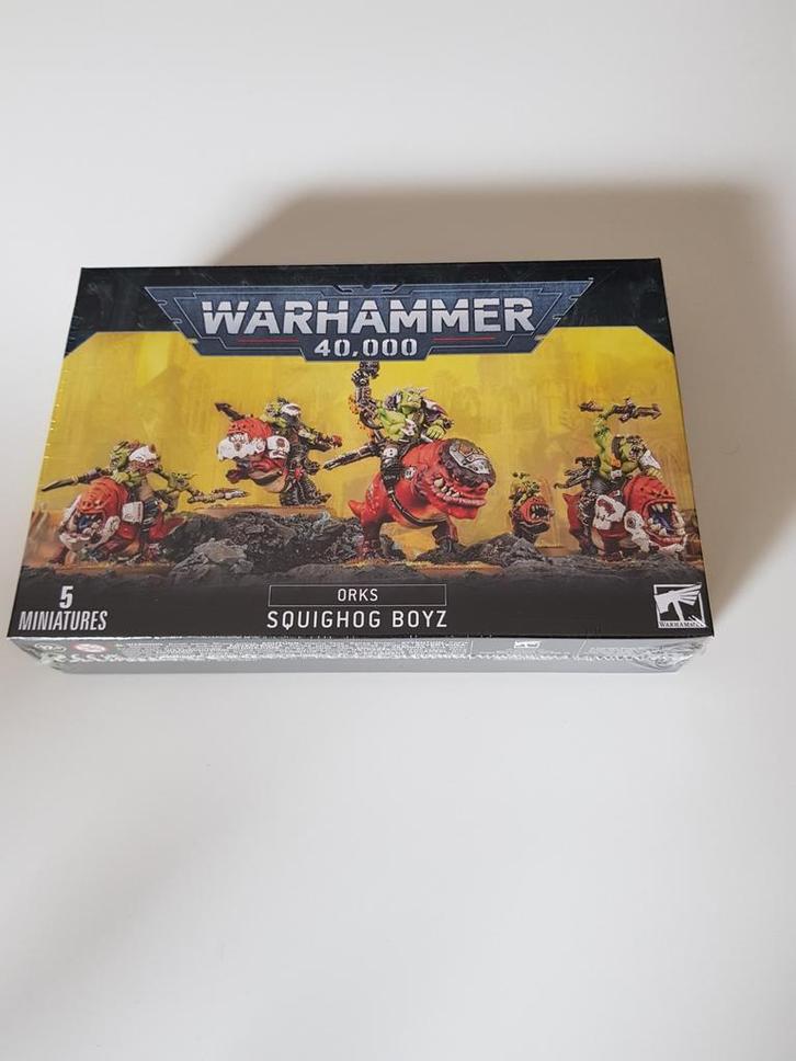 warhammer 40k orks: Squighog boyz Sealed, Hobby en Vrije tijd, Wargaming, Nieuw, Warhammer, Figuurtje(s), Ophalen of Verzenden