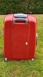 Bagage rigide rouge vif - felrode harde koffers, Roulettes, Plastique dur, Enlèvement, Utilisé