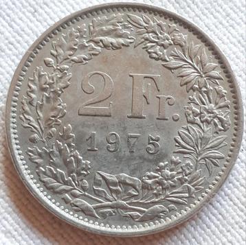 Zwitserland : 2 FRANCS 1975 UNC beschikbaar voor biedingen