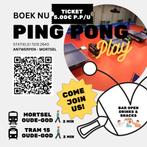 Ping Pong - Réservez votre table à l'heure, Sports & Fitness, Ping-pong, Enlèvement, Neuf, Table d'intérieur