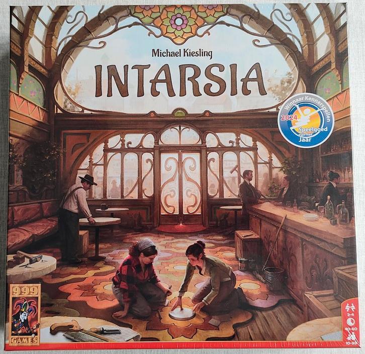 Intarsia (nieuw in verpakking), Hobby en Vrije tijd, Gezelschapsspellen | Bordspellen, Nieuw, Een of twee spelers, Drie of vier spelers