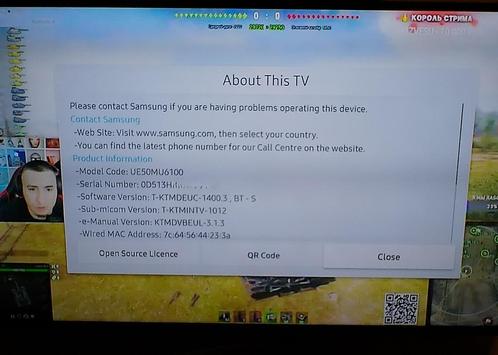 TV 50" 4k UltraHD Samsung UE50MU6100, Audio, Tv en Foto, Televisies, Gebruikt, LCD, 100 cm of meer, 4k (UHD), Samsung, 50 Hz, Smart TV