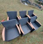 6 rotan tuinstoelen, Ophalen, Gebruikt