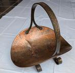 Porte buches en cuivre martelé, Enlèvement, Cuivre