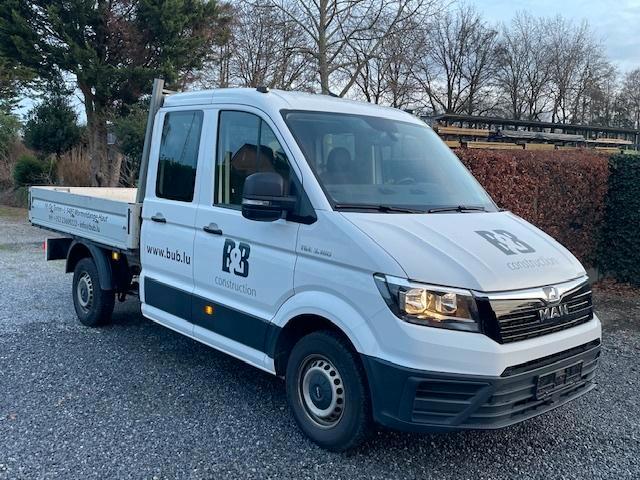 MAN TGE 3.180 Dubbel Cab 7pl ,2022 lichte Vracht 3.5T,180pk!, Auto's, Bestelwagens en Lichte vracht, Bedrijf, Te koop, ABS, Airbags