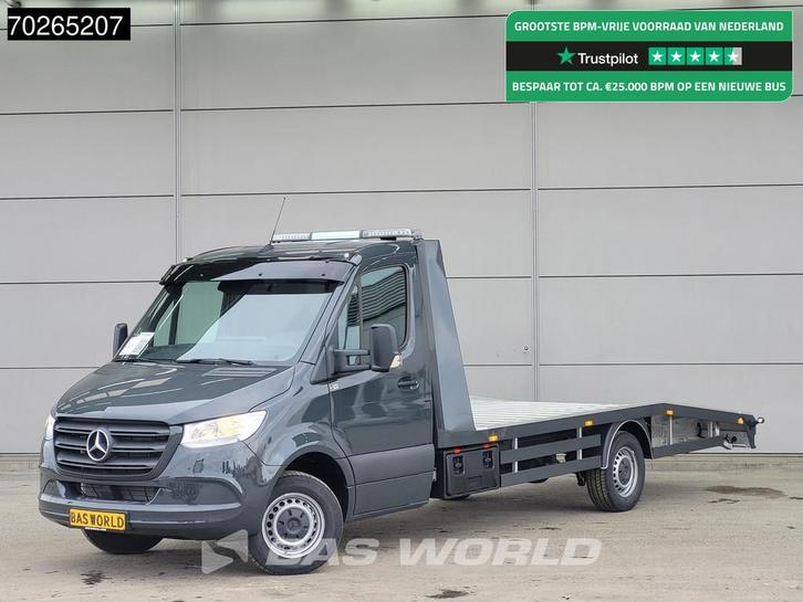 Mercedes Sprinter 317 CDI Automaat Autotransporter Lier Trek, Autos, Camionnettes & Utilitaires, Entreprise, Achat, Air conditionné