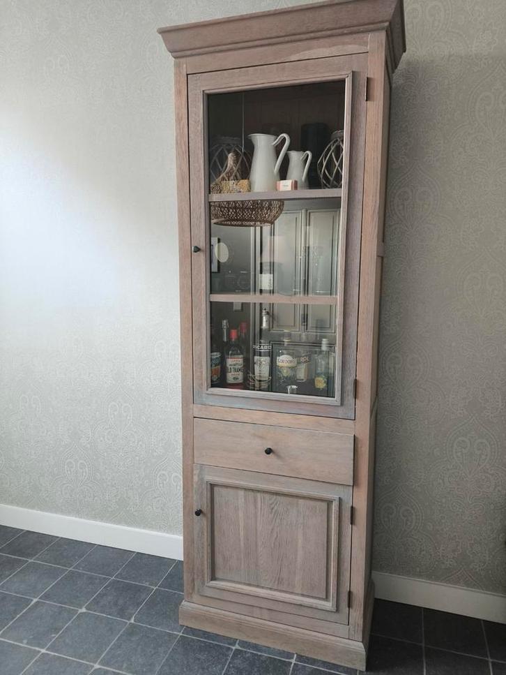 Eiken barkast, Huis en Inrichting, Kasten | Vitrinekasten, Ophalen