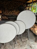 Lot van 4 staan en zittafels, Huis en Inrichting, Ophalen, Zo goed als nieuw