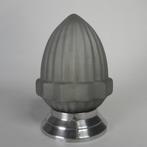 Art Deco plafondlamp met mat glazen kap, jaren '30, Enlèvement ou Envoi