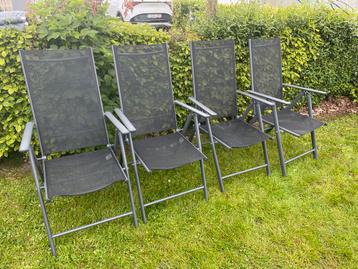 4 plooibare stoelen