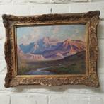 Gesigneerd olieverfschilderij op canvas, Antiek en Kunst, Ophalen