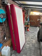 Boxspring zetels de man zonder matras, Rouge, 210 cm, Enlèvement, Utilisé