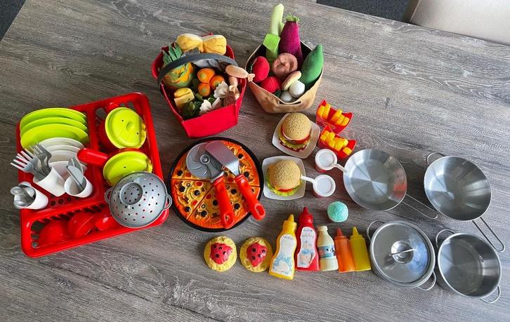 Keukentje met toebehoren, Kinderen en Baby's, Speelgoed | Speelkeukens, Zo goed als nieuw, Speelkeuken-accessoire, Ophalen