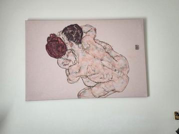 Egon Schiele Canvas 120 x 80 cm beschikbaar voor biedingen