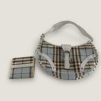 Originele Burberry tas en portemonnee set, Handtassen en Accessoires, Tassen | Damestassen, Ophalen of Verzenden, Gebruikt, Blauw