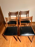 4 vintage stoelen, Huis en Inrichting, Stoelen, Ophalen, Gebruikt