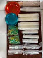 Set plastic schalen: glazen, kopjes, lepels, Huis en Inrichting, Keuken | Servies, Nieuw, Overige materialen