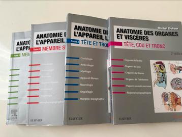 Pack Michel Dufour - Anatomie Kinésithérapie, Lot 4 Volumes