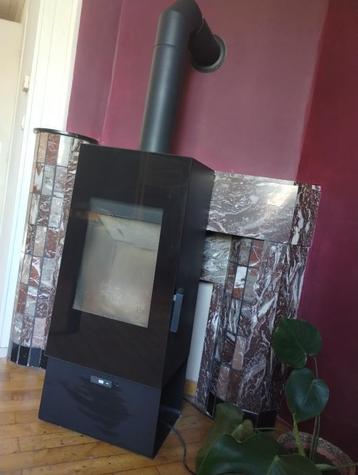 Rika Look houtkachel met Rikatronic 3 technologie, Huis en Inrichting, Kachels, Ophalen, Gebruikt, Houtkachel, Vrijstaand