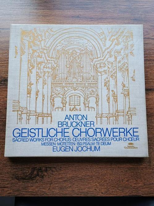 Bruckner - Geistliche Chorwerke / Messen / Etc. (Jochum)(5LP, Cd's en Dvd's, Vinyl | Klassiek, Zo goed als nieuw, 12 inch, Ophalen of Verzenden