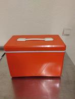 Glacière frigo box vintage orange années 70 seventies, Caravanes & Camping, Comme neuf, Glacières