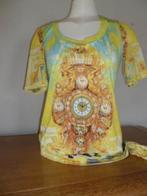 fleurige dames T-shirt, maat 403 merk: etoile du monde, Ophalen of Verzenden