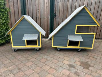 Maisons extérieures pour chats avec toit en zinc