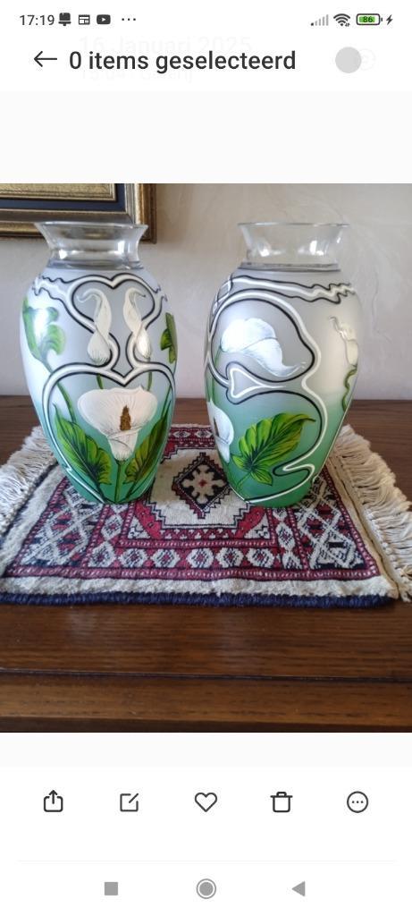 2 Weinfurtner decoratieve vazen, Antiek en Kunst, Antiek | Vazen, Ophalen
