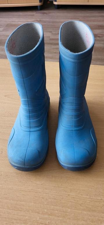 Blauwe regenlaarsjesmet lichtjes, maat 30  beschikbaar voor biedingen