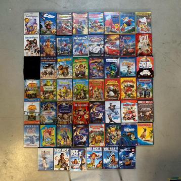 Lot 53 dvd’s kinderen disney pixar etc  disponible aux enchères