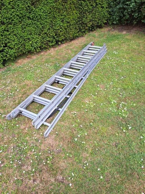 lichtgewicht maar sterke reform ladder 3delig, Doe-het-zelf en Bouw, Ladders en Trappen, Gebruikt, Ladder, 4 meter of meer, Opvouwbaar of Inschuifbaar