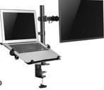 Monitor- en Laptoparm, Computers en Software, Ophalen, Zo goed als nieuw, Neomounts, In diepte verstelbaar
