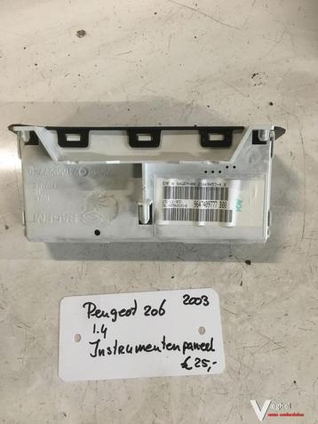 Peugeot 206 1.4 2003  Instrumentenpaneel beschikbaar voor biedingen