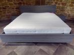 Lit 2 places 180x200 cm avec chevets, matelas et sommier, Comme neuf, Enlèvement, Sommier, 200 cm
