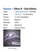Zillion 8 cd, Ophalen of Verzenden