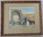 RAOUL SERRES / PORTE A KAIROUAN / KLEURETS / 77x90cm / KADER, Ophalen
