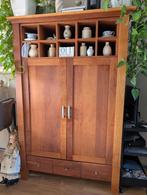 Massieve kersenhouten TV kast, Huis en Inrichting, Kasten |Televisiemeubels, Ophalen, Gebruikt, 100 tot 150 cm, 150 tot 200 cm