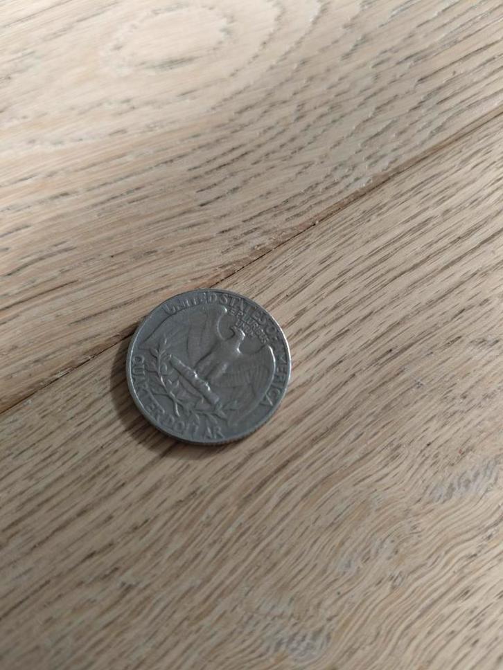 Munt USA 1/4 dollar kwartaal Washington 1967, Postzegels en Munten, Munten | Europa | Niet-Euromunten, Ophalen